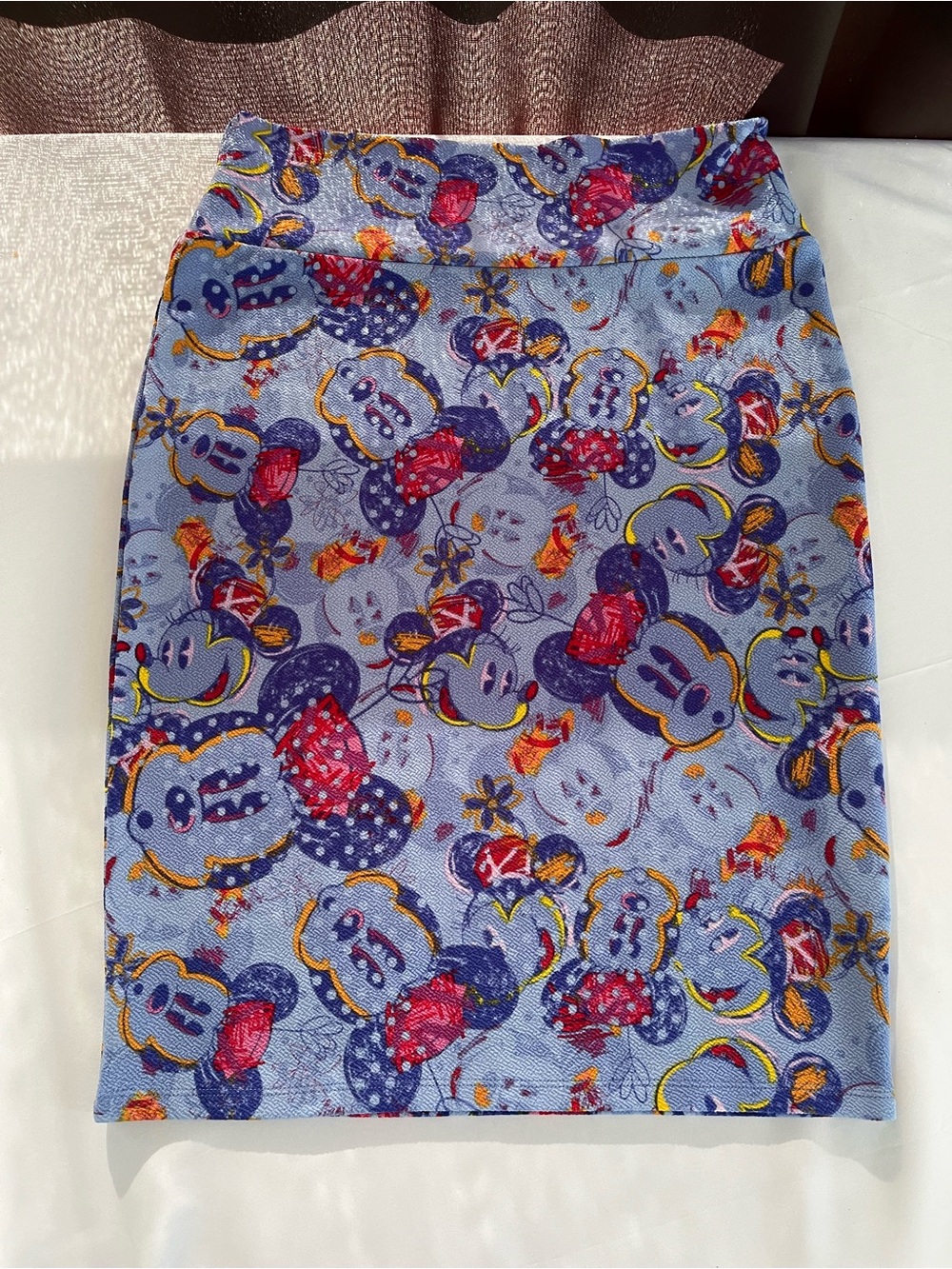 LuLaRoe Disney Minnie Mouse Pencil‎ Skirt Size Medium